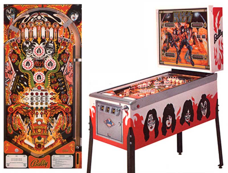 KISS 1978 Pinball Machine